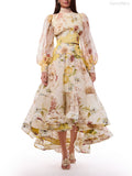 Ilaria Vintage-Print Dress Set
