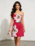 Amira French Sweet Style Bodysuit Mini Skirt