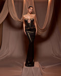 Vivian Back Strapless U-neck Hip Hugging Dress