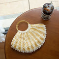 Golden Circular Handbag