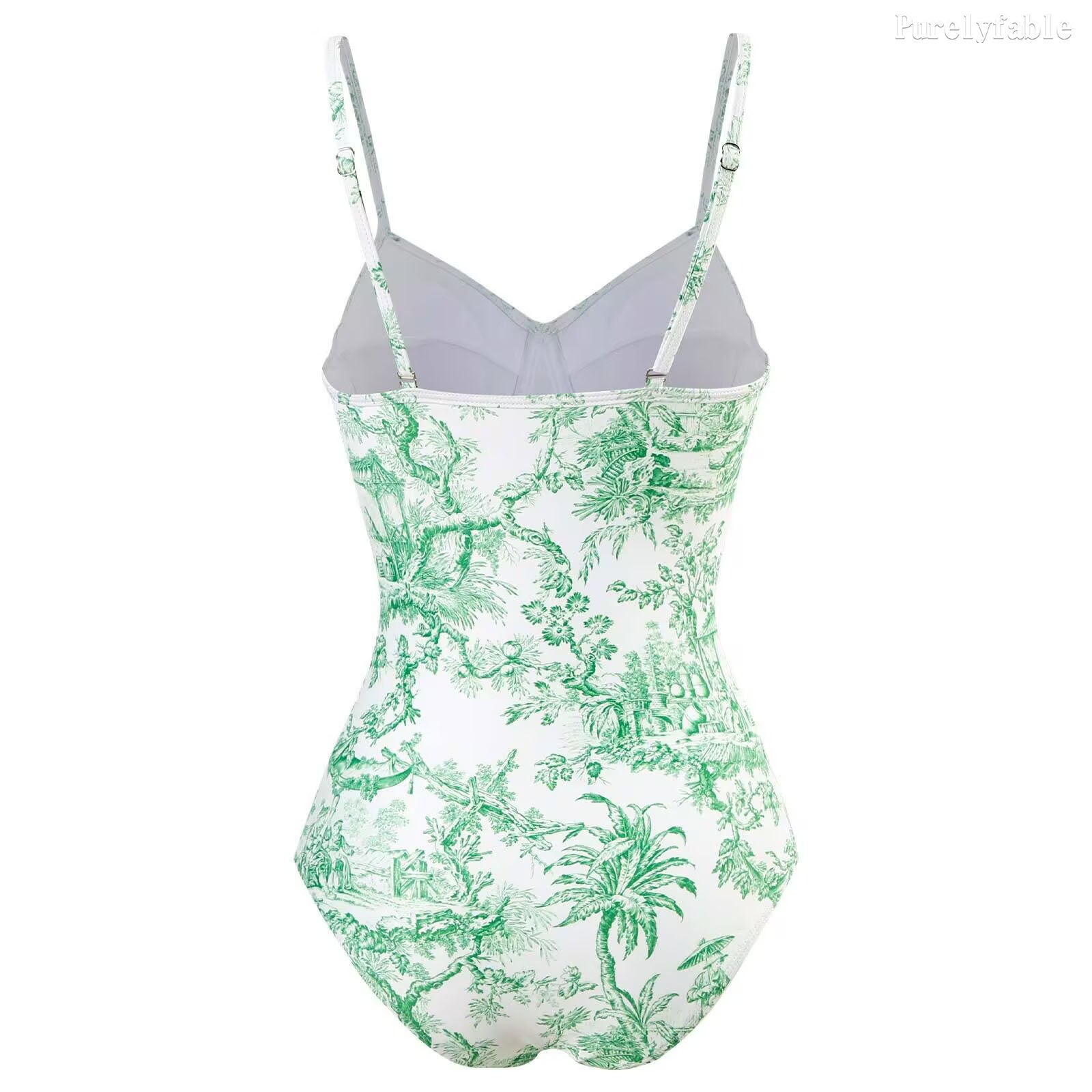 Retro-Print One-Piece Bikini