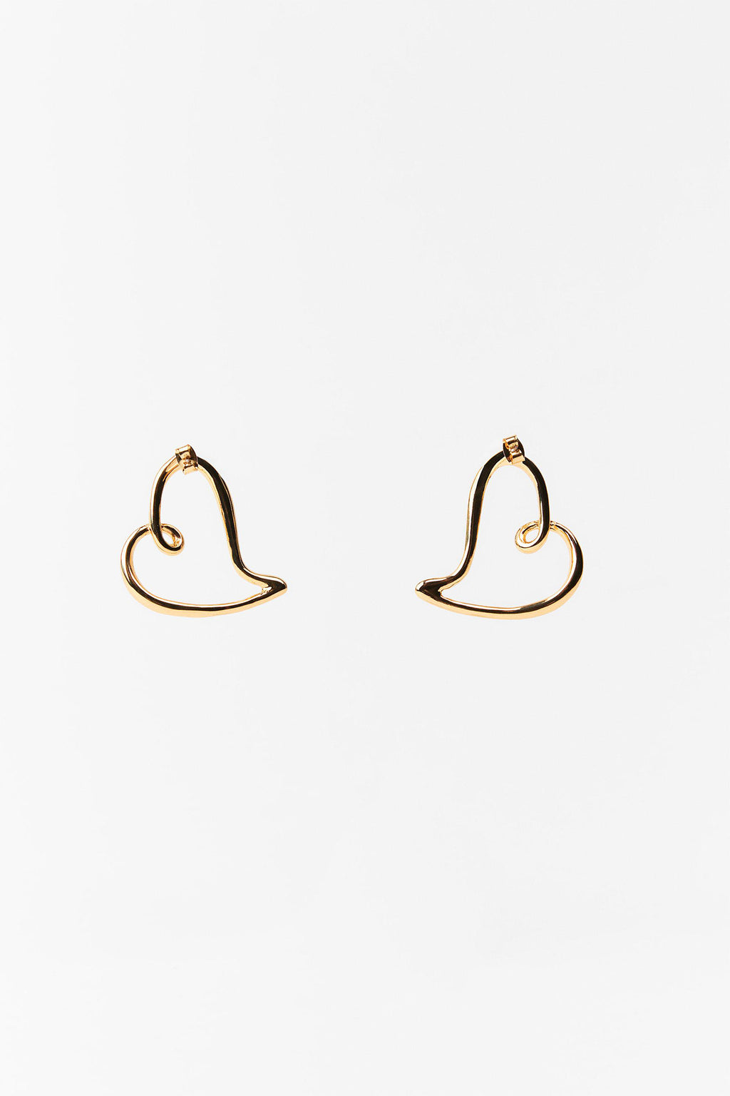 Heart Hoop Earrings