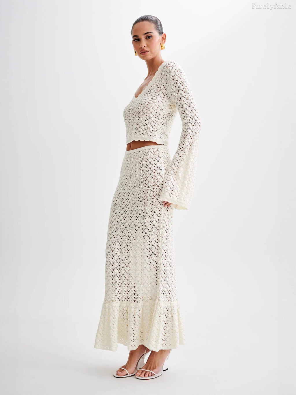 Catalina white fashion European-style dress set