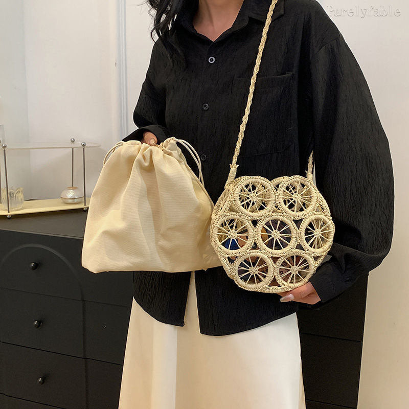 Camel Colored Single Shoulder HandBag