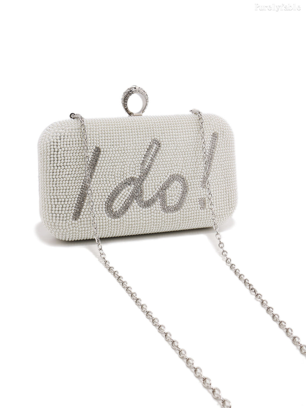Rice White Pearl Bag