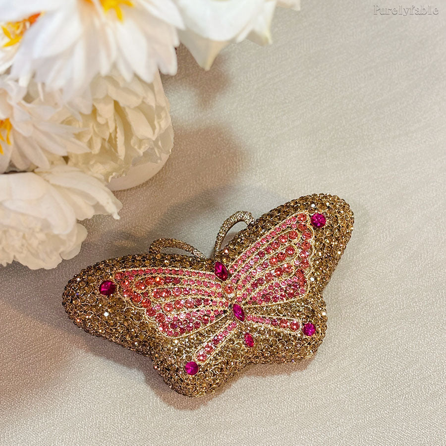 Pink Butterfly Handbag