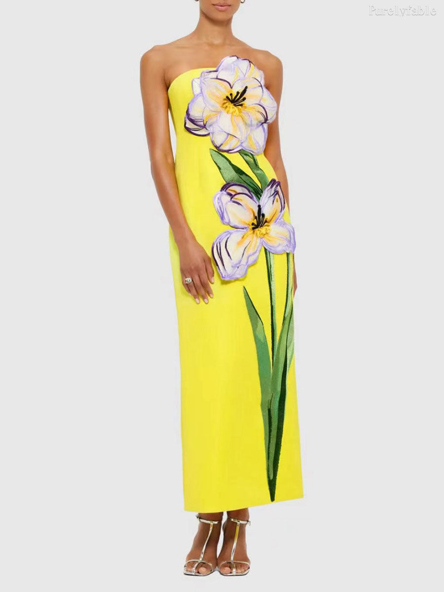 Elina's European-style elegant design dress