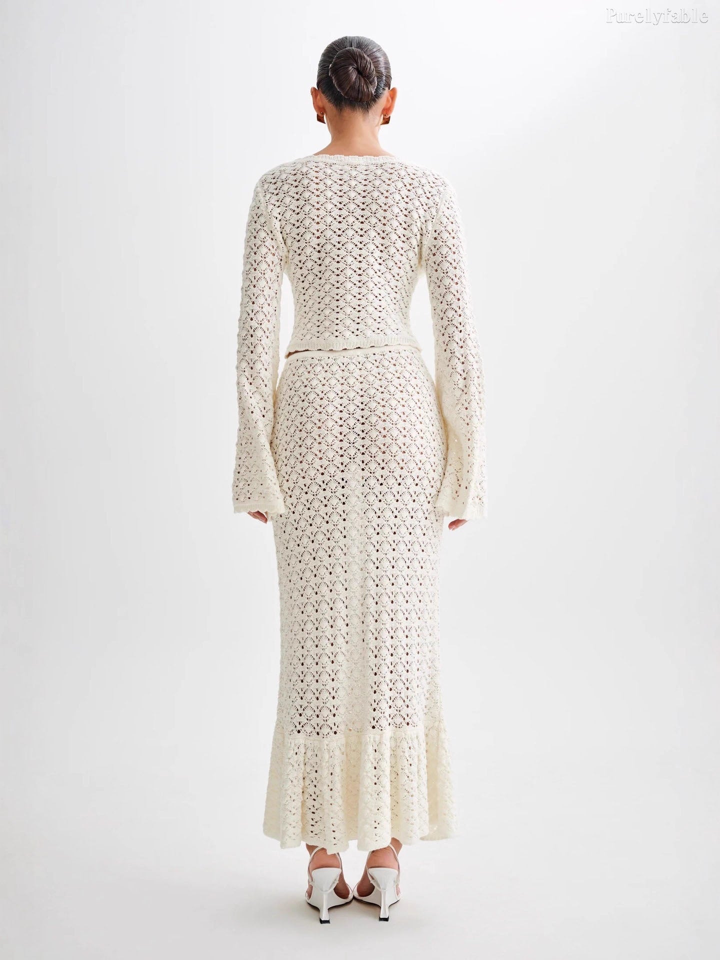 Catalina white fashion European-style dress set