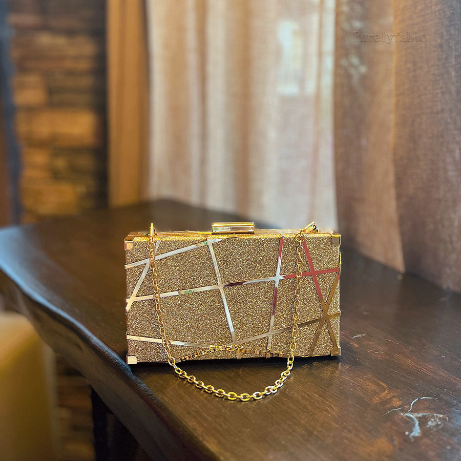Golden Line Sparkling Banquet Bag