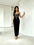 Neva Black Strapless Bandage Dress