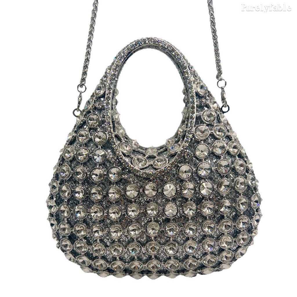 Silver Party Bag