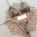 Printed Thong Bikini