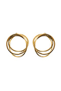 Asymmetrical Loop Dangle Earrings