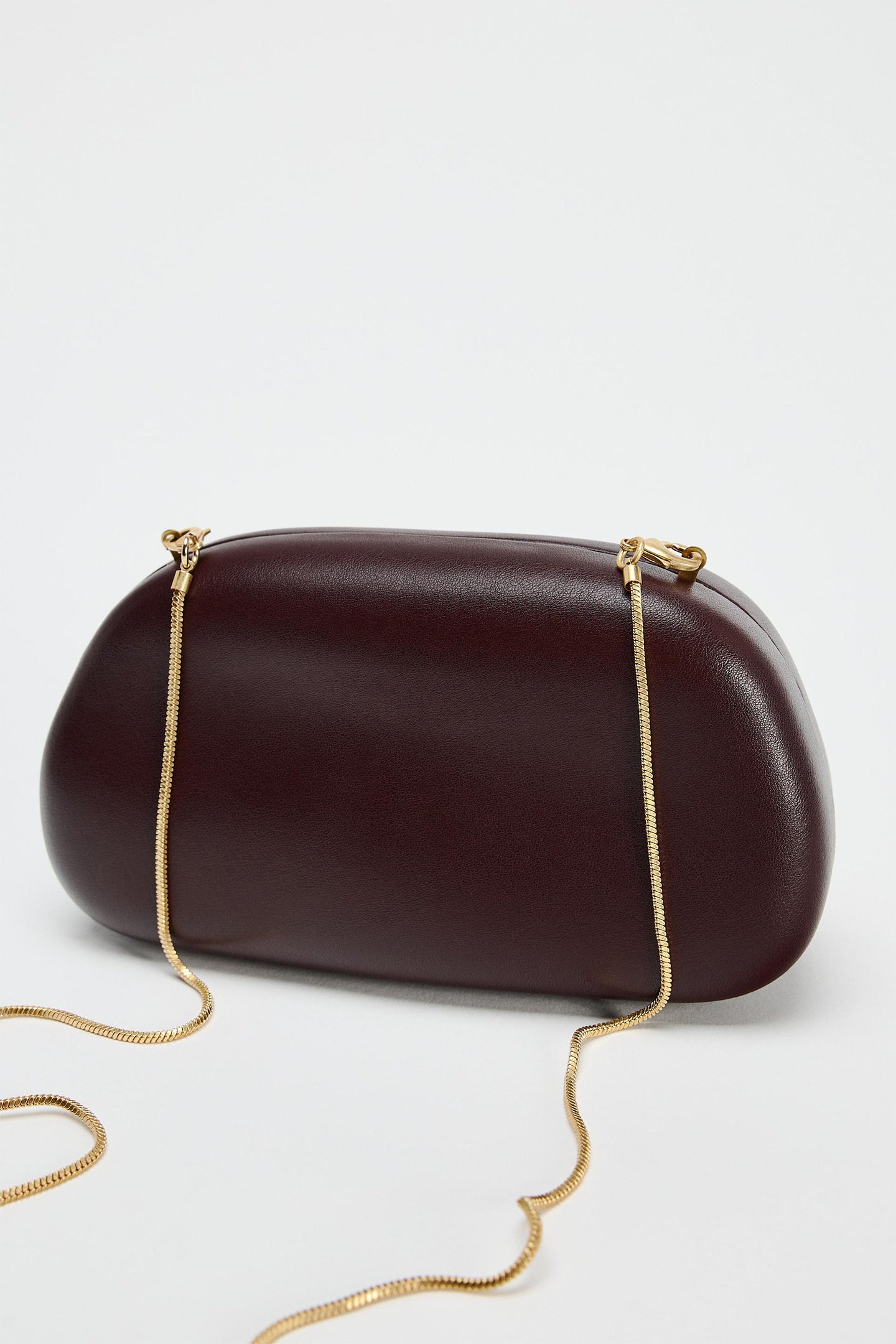 Curved Metal Box Bag