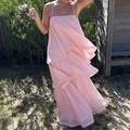 Aurelia pink French-style halter dress