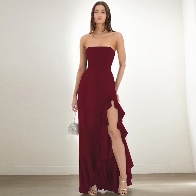 Ashlyn side slit formal dress