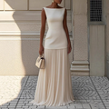 Harper Sleeveless Tank Top & Maxi Dress Two-Piece Set