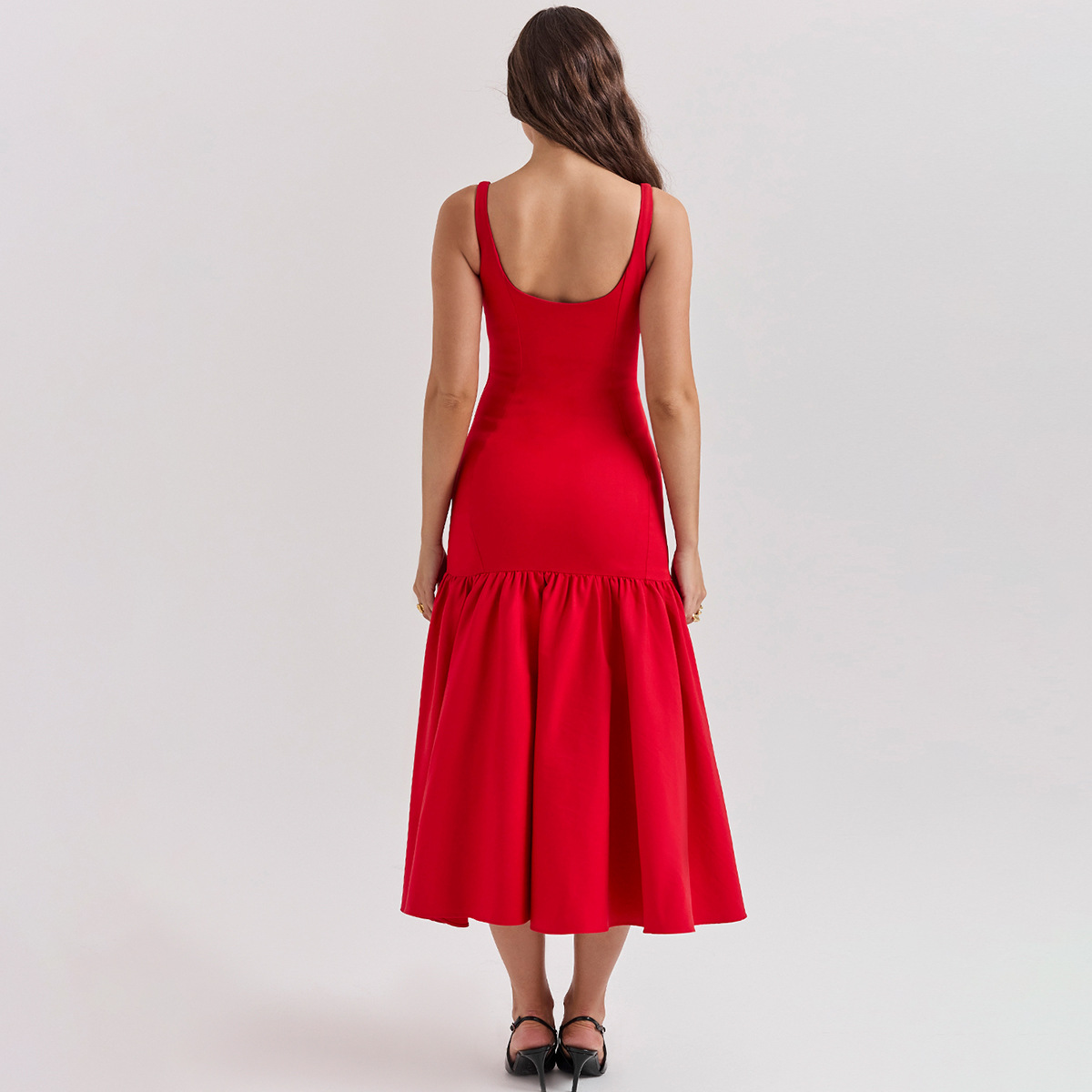 Isabella Slim Fit Bodycon Cami Midi Dress