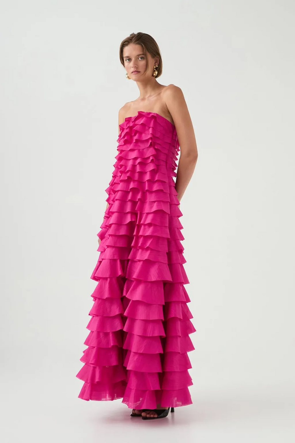 Savannah Floral Ruffle Maxi Dress