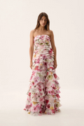 Savannah Floral Ruffle Maxi Dress