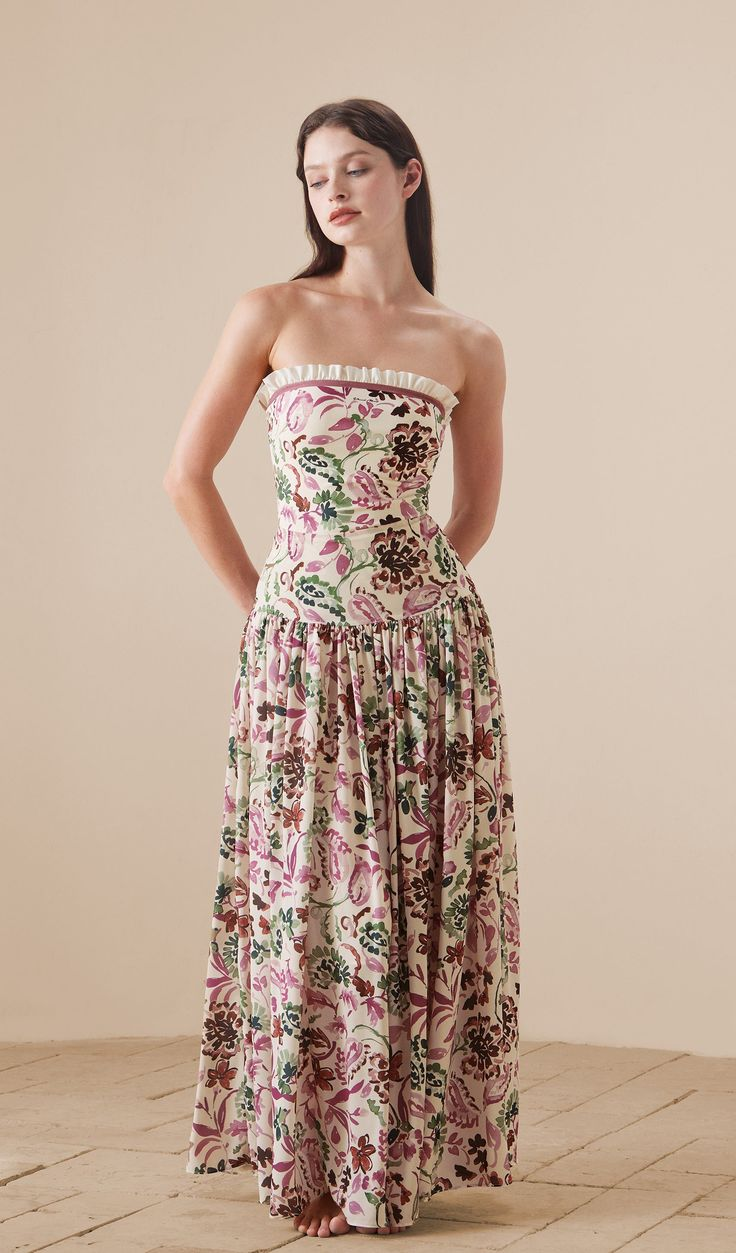 Amalia Printed Cami Maxi Dress