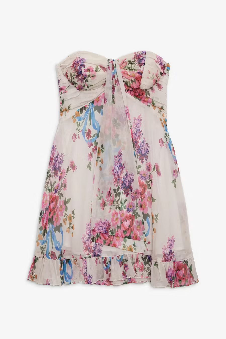 Savannah Floral Ruffle Mini Dress
