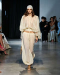 Gia Puff Sleeve Chiffon Vacation Two-Piece