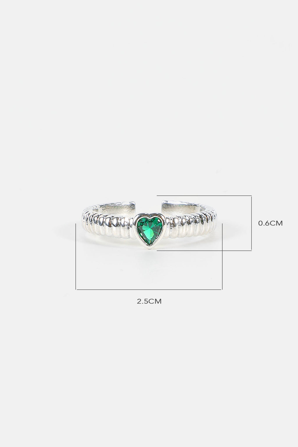 Heart Shape Drop Oil Ring