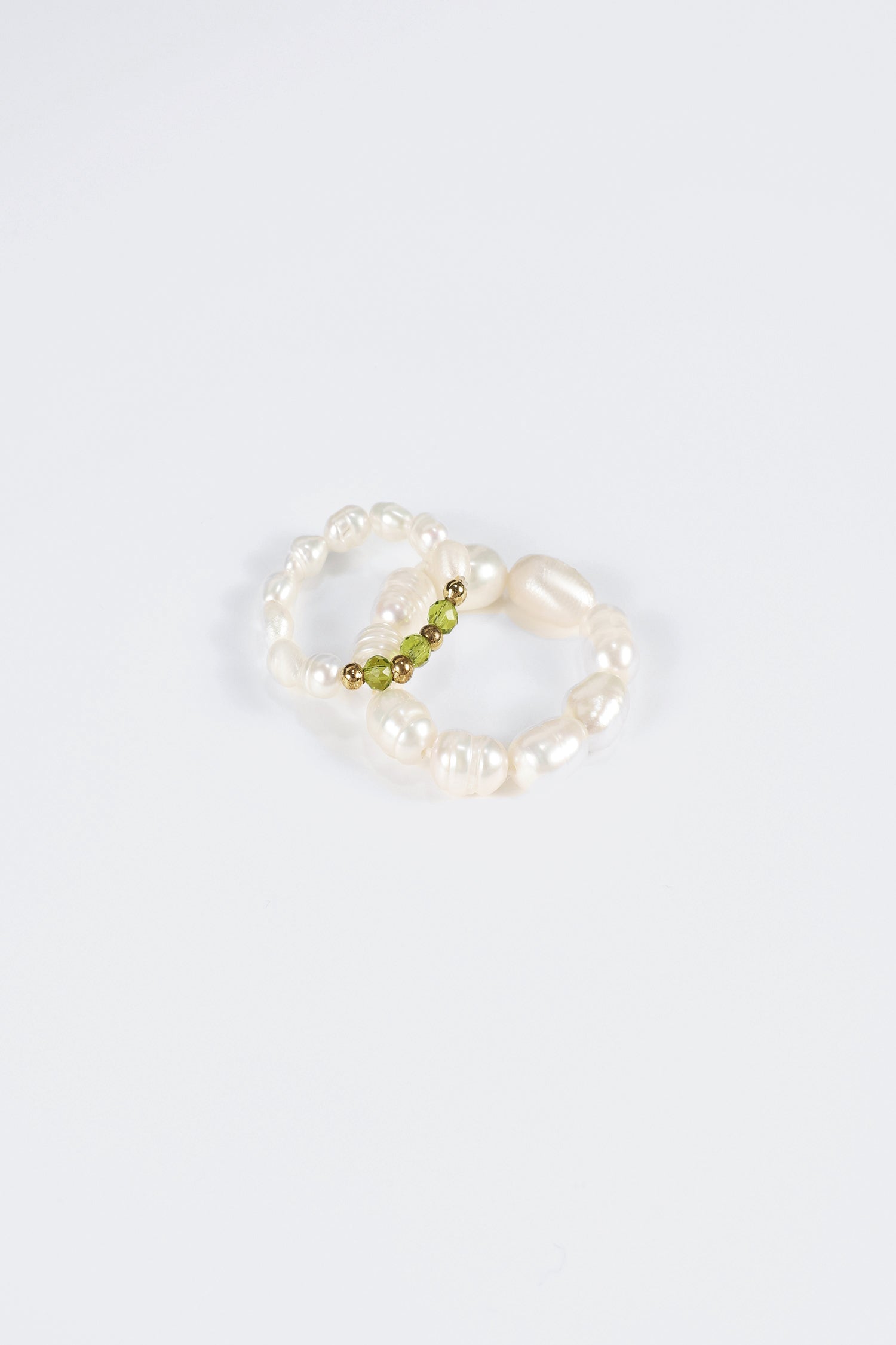 Faux Pearl Beaded Rings