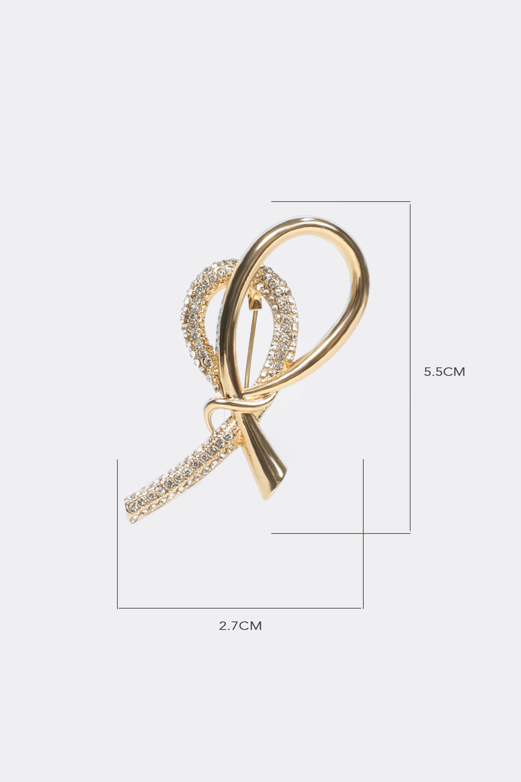 Irregular Metal Brooch
