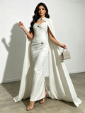 Adelaide White Wrap Top Dress Three Set