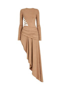 KASMINA DRESS IN TAN
