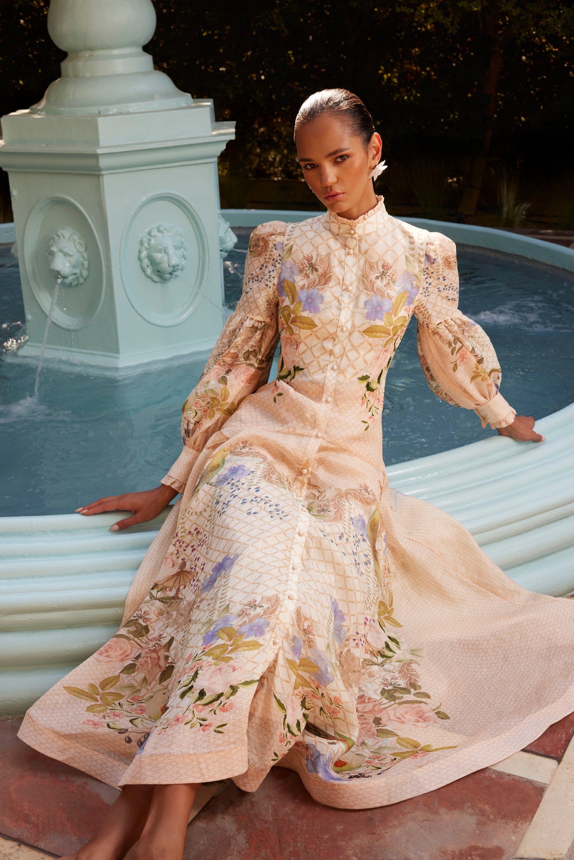 Vivian Pink Long Dress