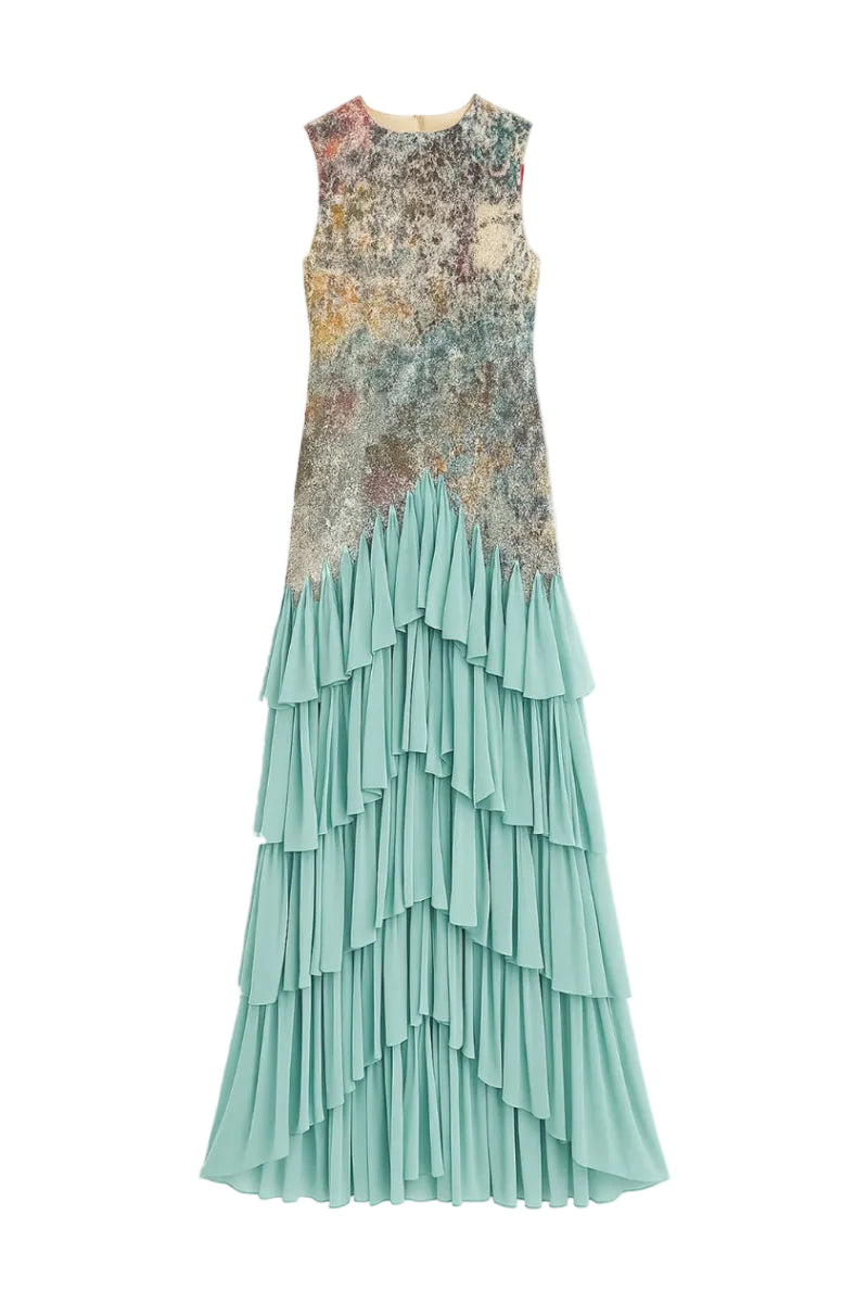 MARINA PARTY DRESS IN MINT