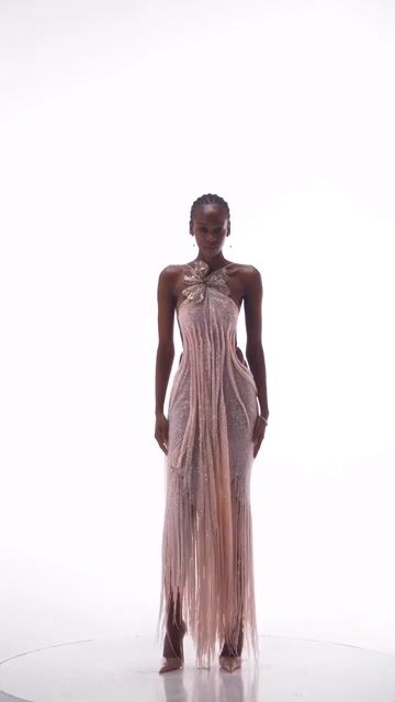Lydia Pink Sexy Tassel Skirt