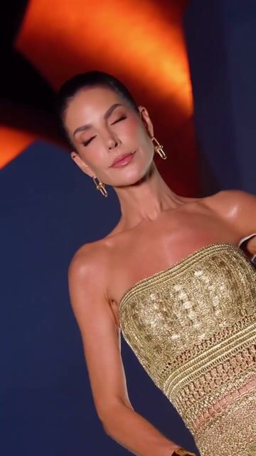 Mila Gold Strapless Bodycon Dress
