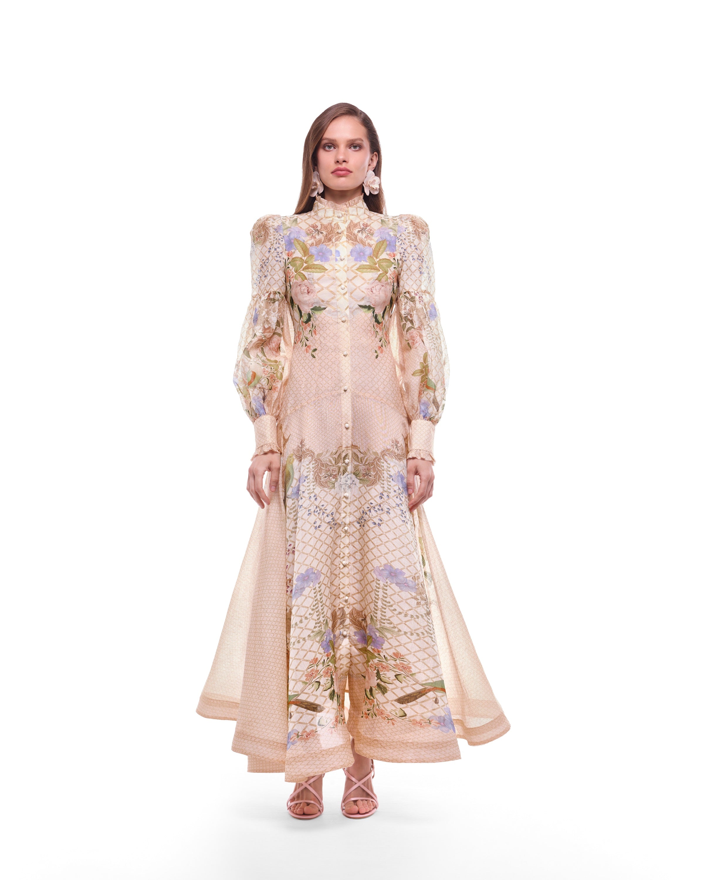 Vivian Pink Long Dress
