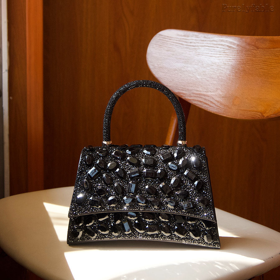 Black Handheld Banquet Bag