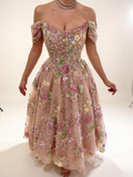 Brynn Pink Sequined Maxi Dress
