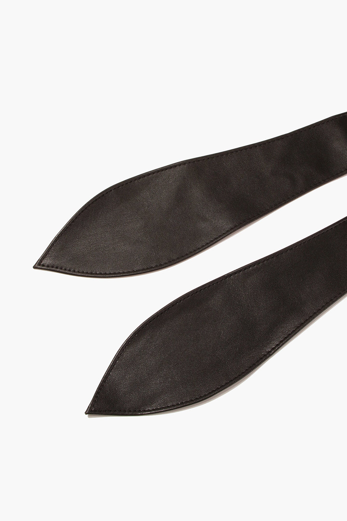 Faux Leather Wrap Belt