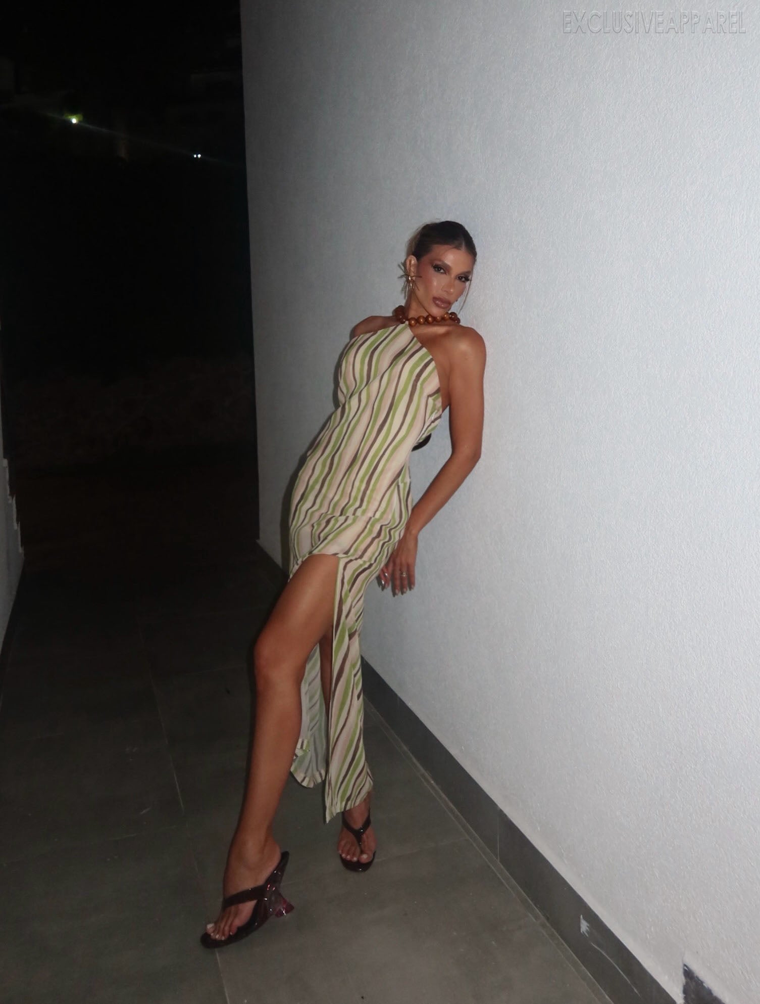 Willow Multi-Color Neckless Backless Dress