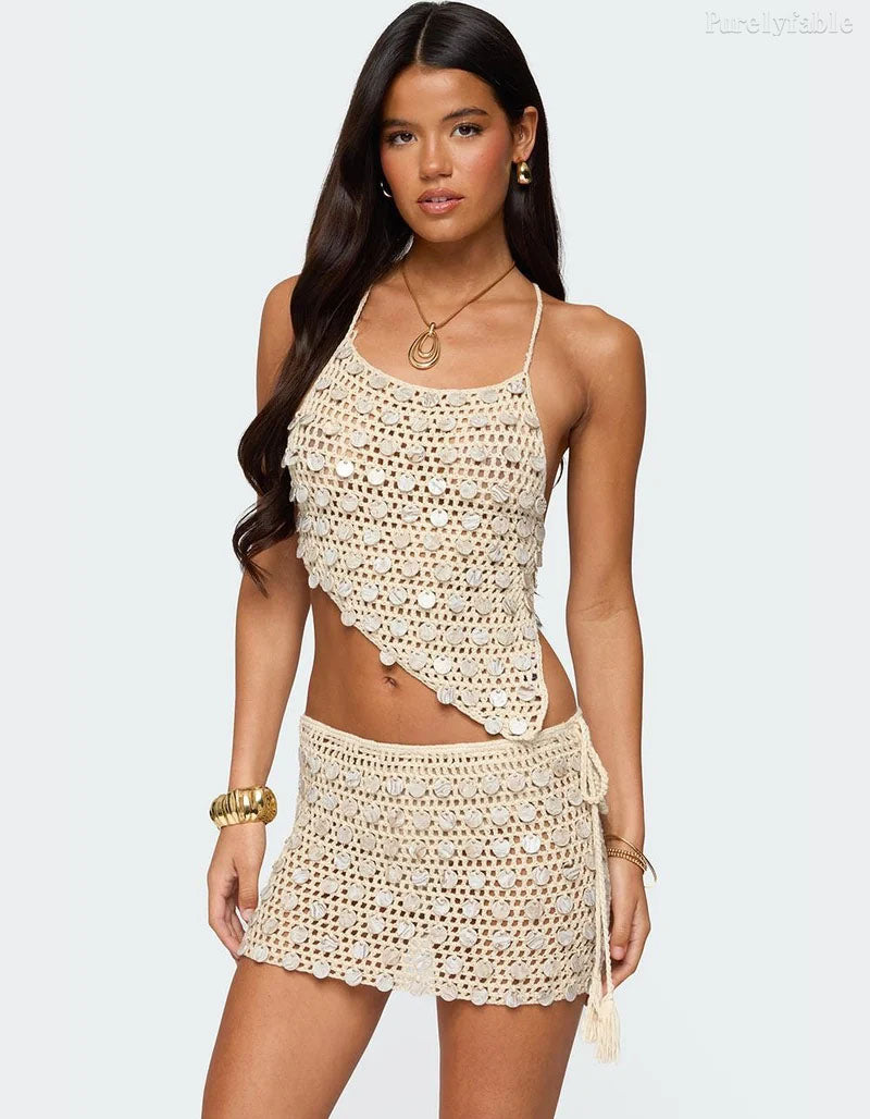 Autumn European-style casual short skirt set