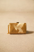 Textured Pattern Tassel Clutch Bag