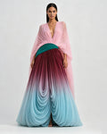 Thalia Colorful Pleated Loose-fitting Dress