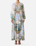 Camilla Multicolor Botanical Printed Two-Piece Vacation Set