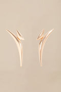 Abstract Triangle Pointed Drop Earrings