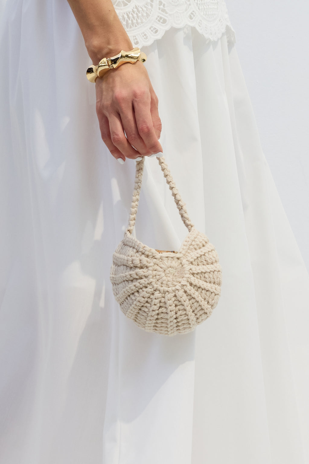 Crochet Sea Shell Handbag
