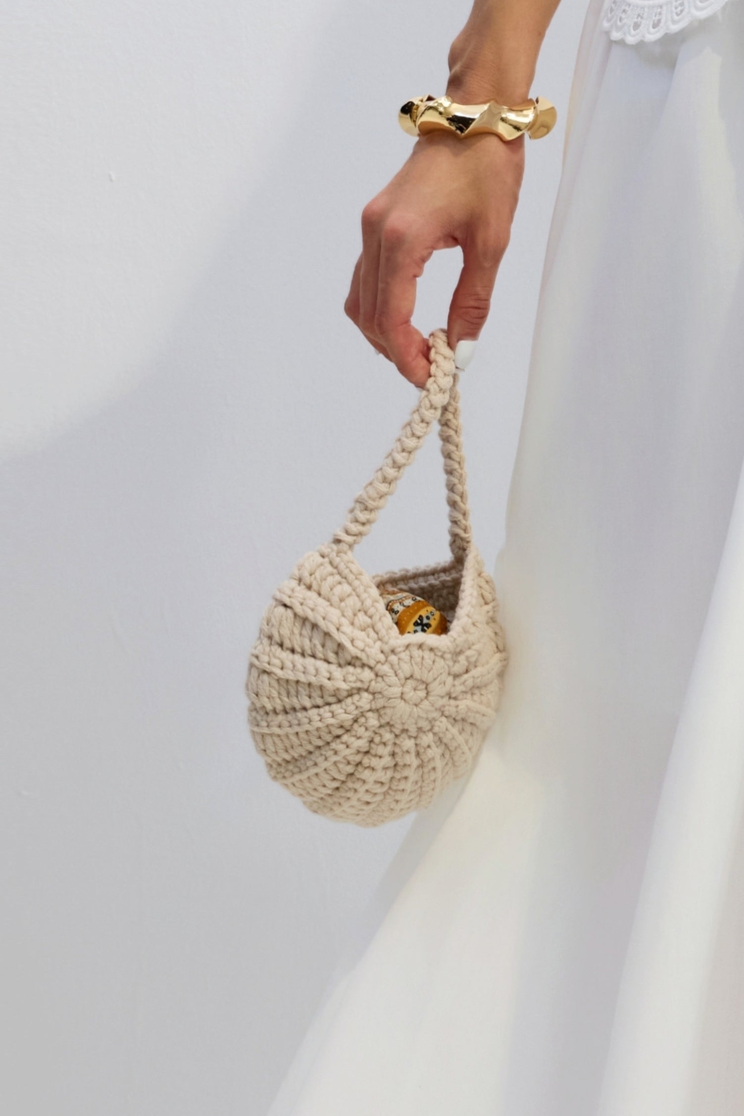 Crochet Sea Shell Handbag