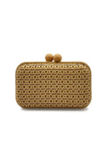 Natural Straw Weave Clutch