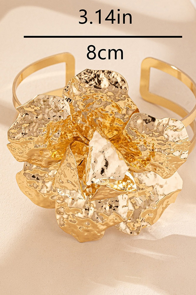 Metal Flower Arm Cuff